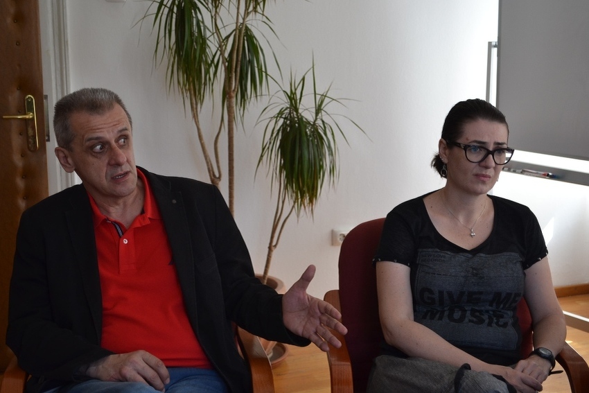Dubravko Lovrenović i Alisa Mahmutović (Foto: Press KS)