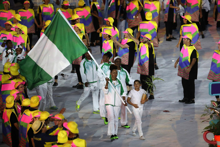 Nigerijski sportisti na otvaranju OI u Riju (Foto: EPA)