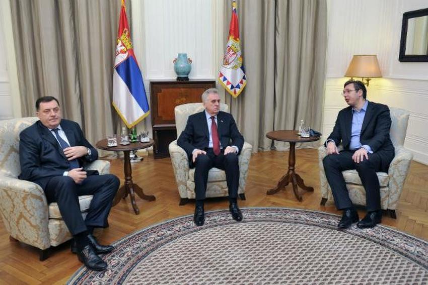 Milorad Dodik, Tomislav Nikolić i Aleksandar Vučić