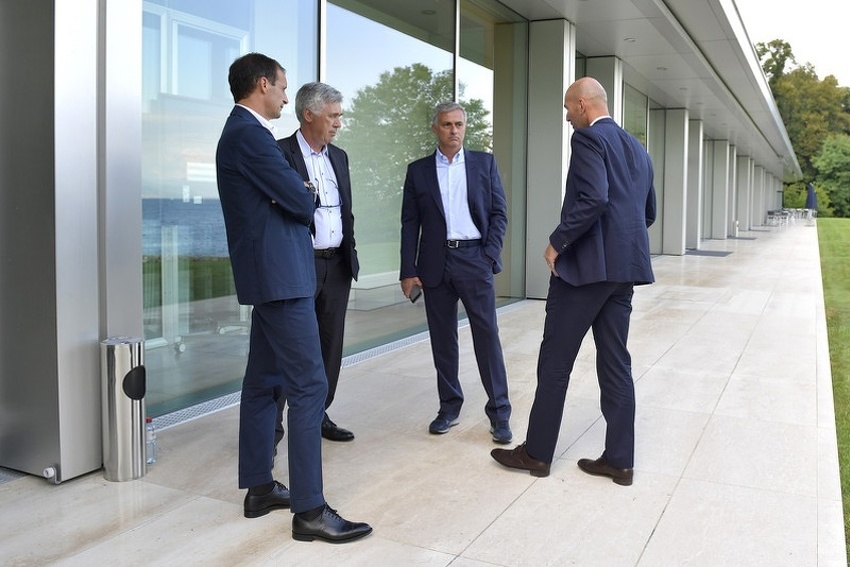 Massimiliano Allegri, Carlo Ancelotti, Jose Mourinho i Zinedine Zidane (Foto: EPA)