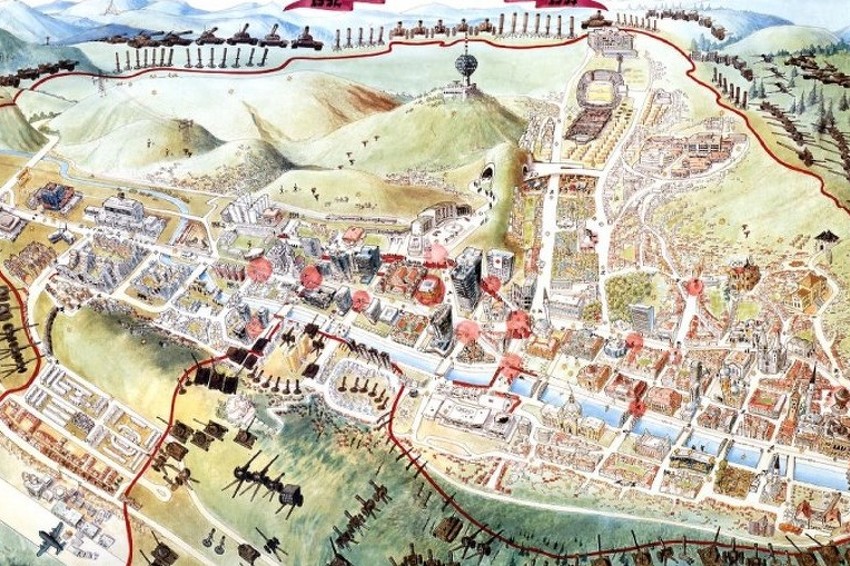 karta sarajeva Mapa opsade Sarajeva u britanskoj Nacionalnoj biblioteci   Klix.ba karta sarajeva karta sarajeva Mapa opsade Sarajeva u britanskoj Nacionalnoj biblioteci   Klix.ba karta sarajeva
