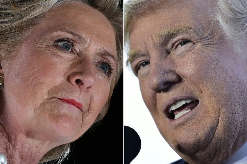 Hillary Clinton i Donald Trump (Foto: AFP)