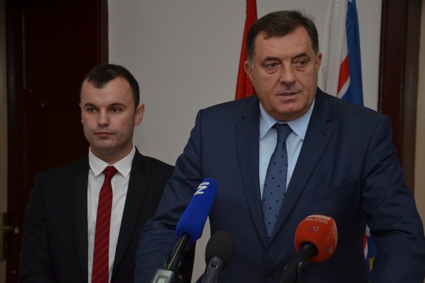 Mladen Grujičić i Milorad Dodik (Foto: Mladen Kojić)