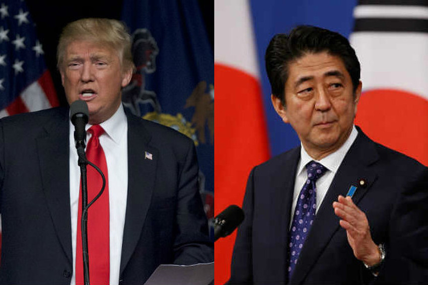 Donald Trump i Shinzo Abe