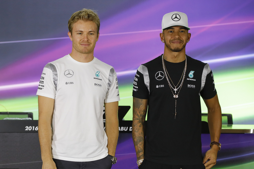 Nico Rosberg i Lewis Hamilton (Foto: EPA)