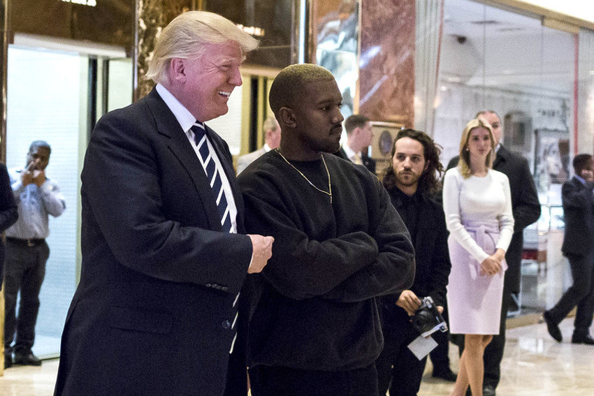 Donald Trump i Kanye West (Foto: EPA)