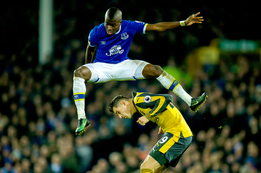 Gueye i Xhaka u duelu: Arsenal vodio, Everton slavio (Foto: EPA)