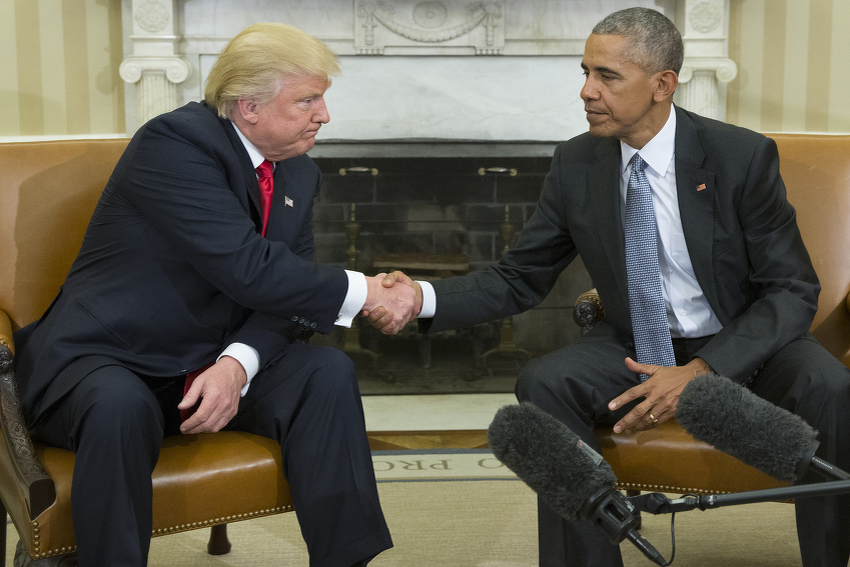 Trump i Obama (Foto: EPA)