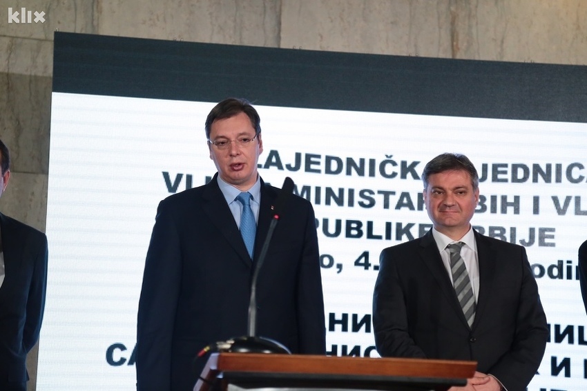 Na Vučićev poziv Zvizdić iduće sedmice u zvaničnoj posjeti Srbiji