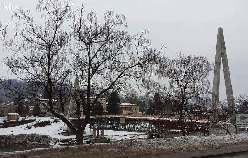 Izgradnja mosta u Zavidovićima (Foto: Klix.ba)