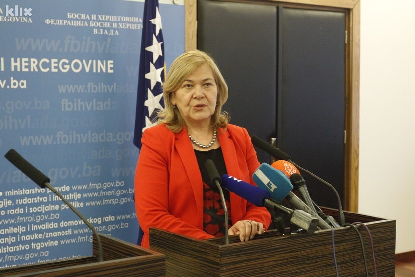 Jelka Milićević, ministrica finansija FBiH (Foto: Davorin Sekulić/Klix.ba)