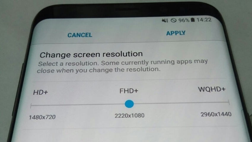 Moguća promjene rezolucije (Foto: Samsung mobile)