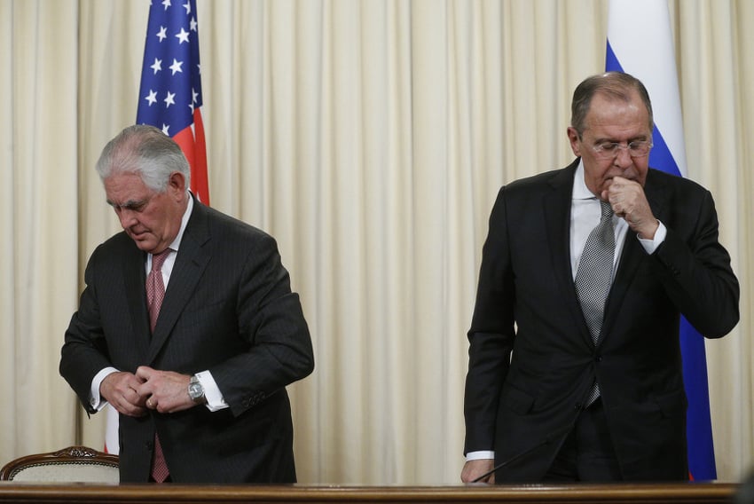 Sergei Lavrov and Rex Tillerson (Foto: EPA)