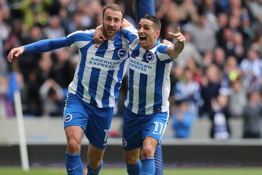 Glenn Murray (lijevo) i Anthony Knockaert, najbolji strijelci Brightona (Foto: Paul Hazlewood/BHAFC)