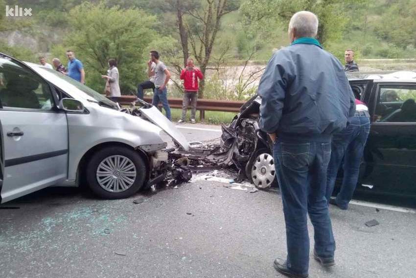 Mjesto nesreće kod Topčić Polja (Foto: Klix.ba)