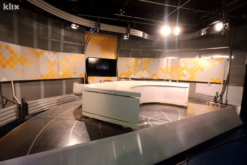 Studio odakle se emituje program BHRT-a (Foto: Arhiv/Klix.ba)