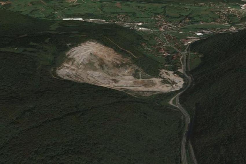 Kamenolom Hadžići (Foto: Google Earth)