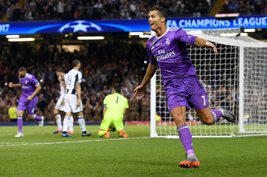 Cristiano Ronaldo slavi svoj drugi gol protiv Juventusa (Foto: EPA)
