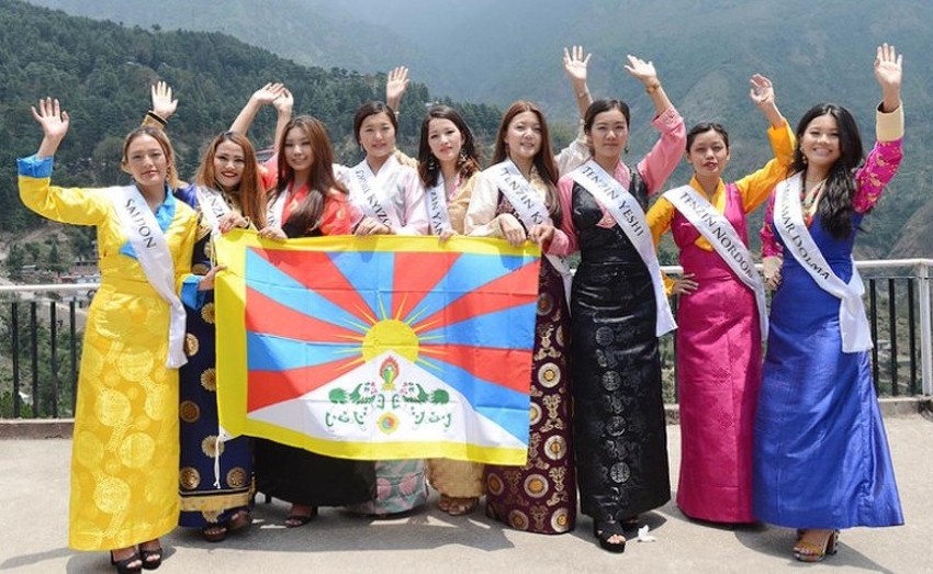 Učesnice takmičenja "Miss Tibet 2017"