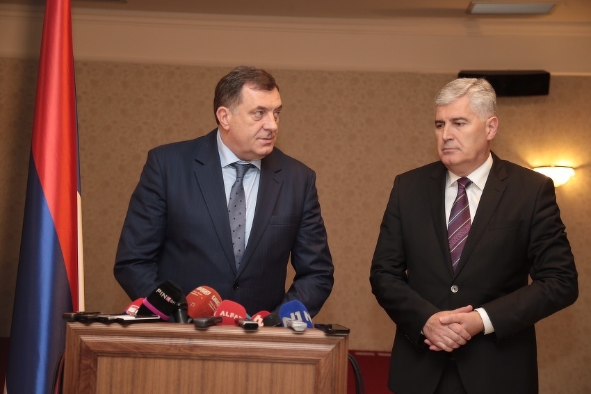 U Banjoj Luci danas sastanak Milorada Dodika i Dragana Čovića