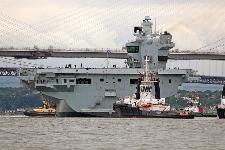 HMS Queen Elizabeth (Foto: EPA)