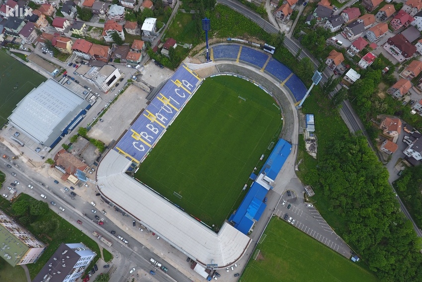 Stadion Grbavica (Foto: Klix.ba)