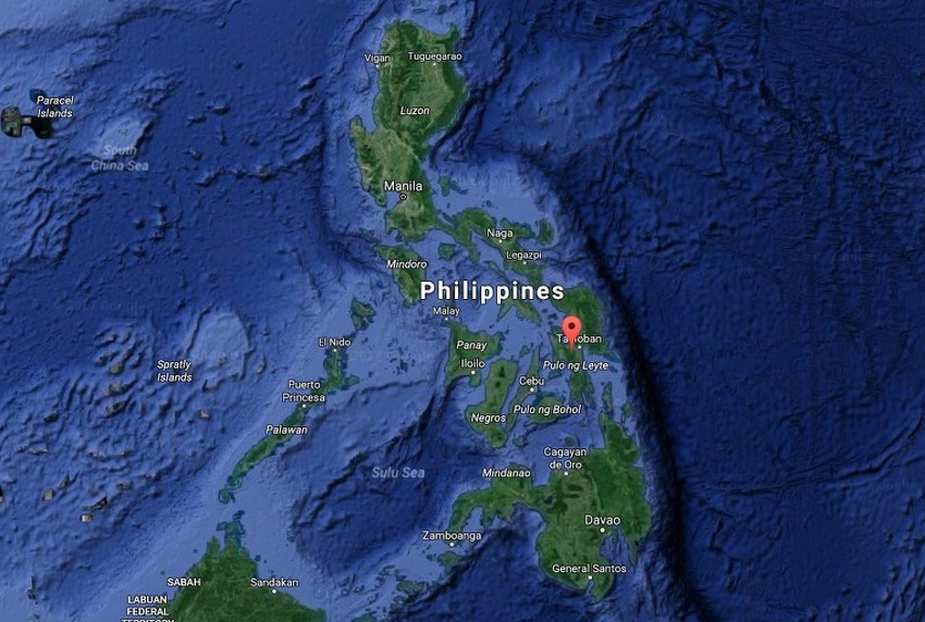 Epicentar potresa na otoku Leyte (Foto: Google Maps)