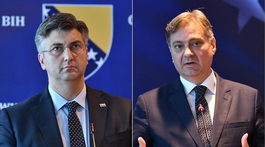 Andrej Plenković i Denis Zvizdić (Foto: Nedim Grabovica/Klix.ba)