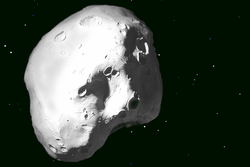 Umjetnički doživljaj izgleda asteroida Juno (Ilustracija: David A. Aguilar)
