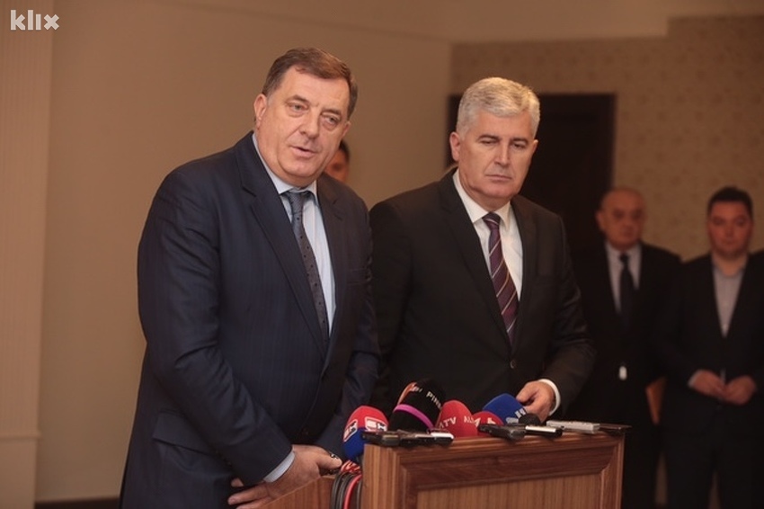 Milorad Dodik i Dragan Čović (Foto: Arhiv/Klix.ba)