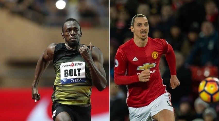 Usain Bolt i Zlatan Ibrahimović (Foto: EPA)