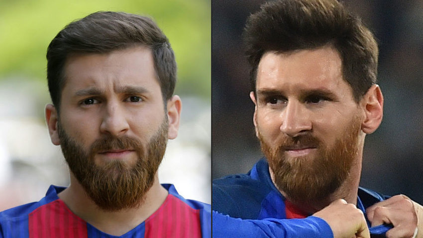 Reza Parastesh i Lionel Messi