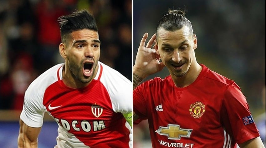 Radamel Falcao i Zlatan Ibrahimović (Foto: EPA)