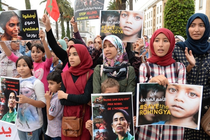 Protesti širom Azije protiv nasilja nad narodom Rohinja