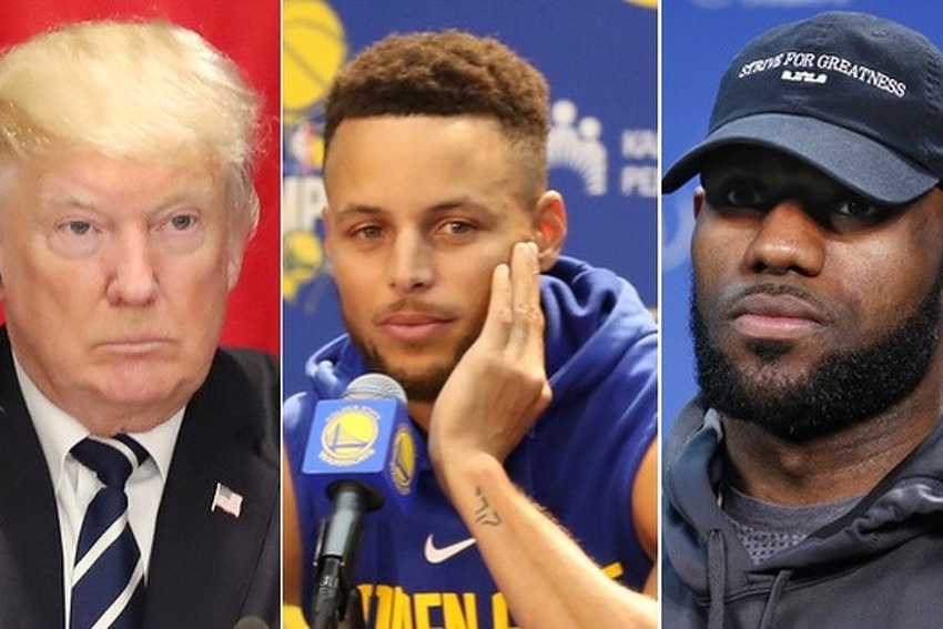 Trump poručio Curryju da ne može u Bijelu kuću, pa ga LeBron izvrijeđao
