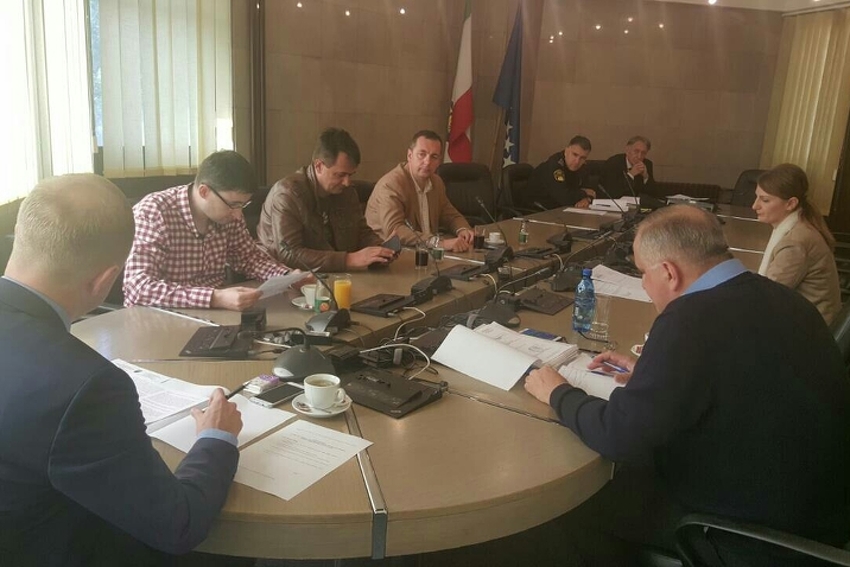 Detalj sa sastanka Komisije za nadzor policije ZDK (Foto: Klix.ba)