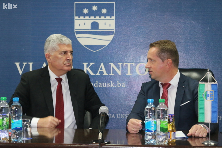 Dragan Čović i Husein Rošić (Foto: Klix.ba)