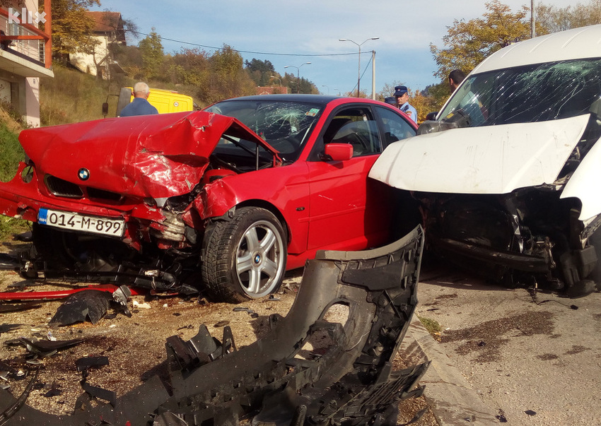 Sudar kod Lukavice izazvao velike gužve prema Sarajevu