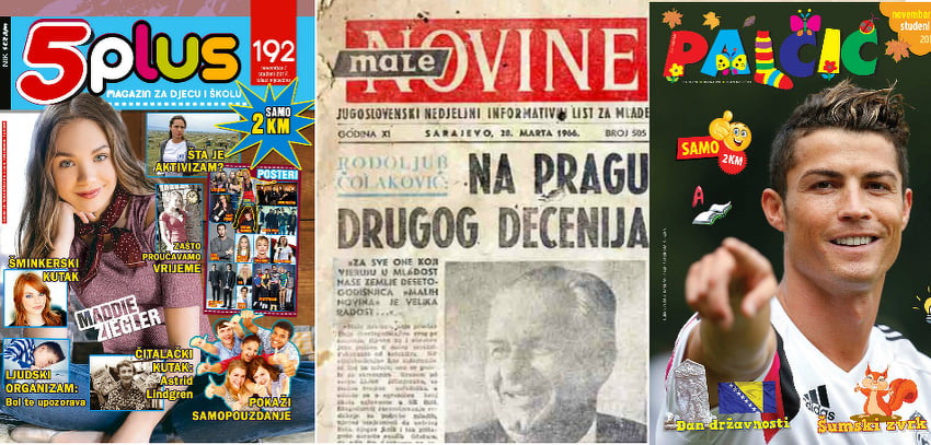 5 plus, Male novine i Palčić