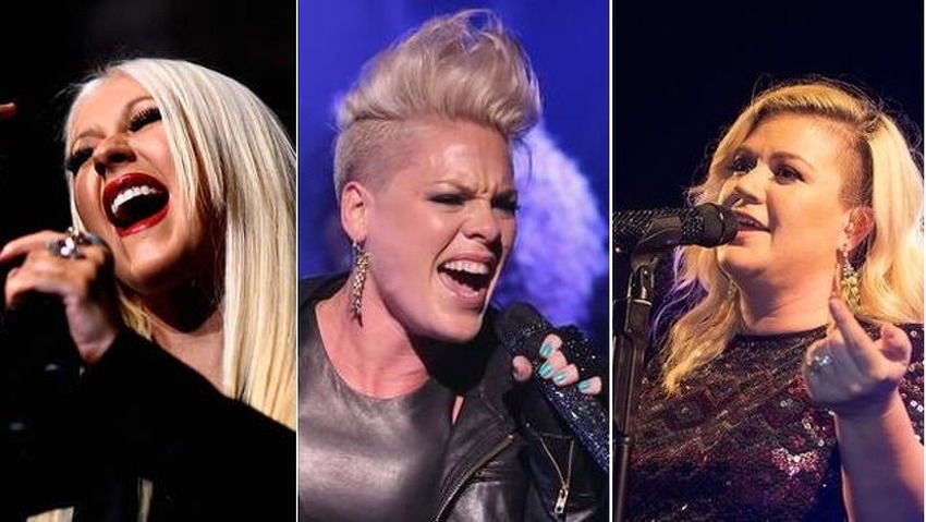 Christina Aguilera, Pink i Kelly Clarkson