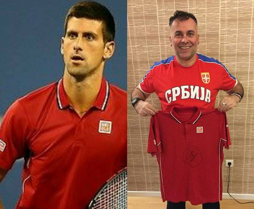 Na aukciji i dres Novaka Đokovića u kojem je osvojio US Open 2014. (Foto: Facebook)