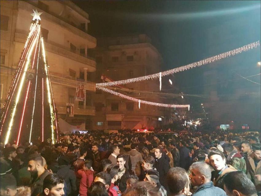 Doček Nove godine u Siriji (Foto: Twitter)