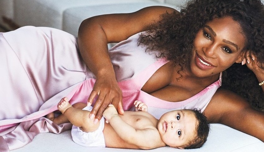 Serena Williams s kćerkicom (Foto: Mario Testino)
