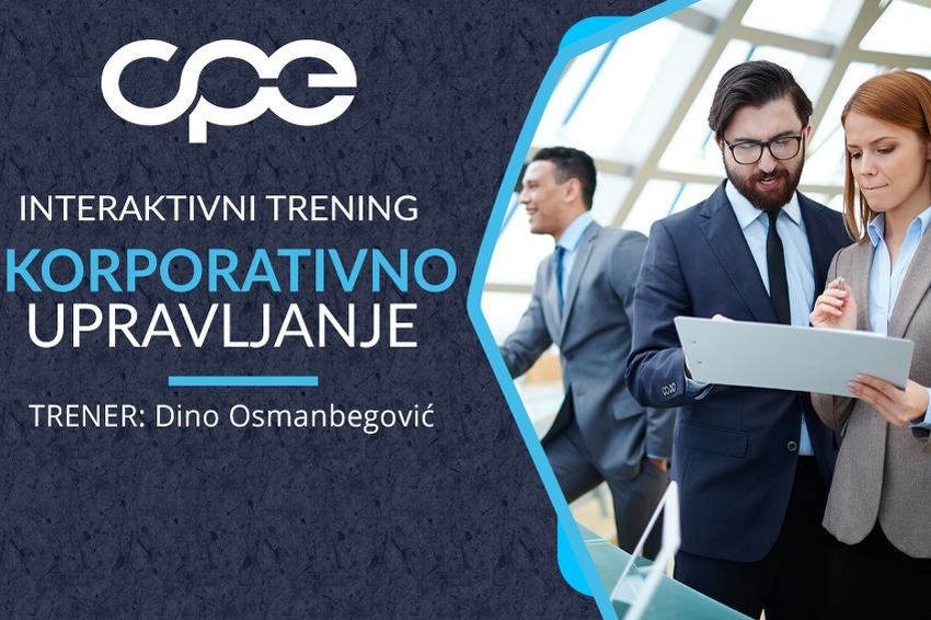 Korporativno upravljanje, jednodnevni trening u Sarajevu