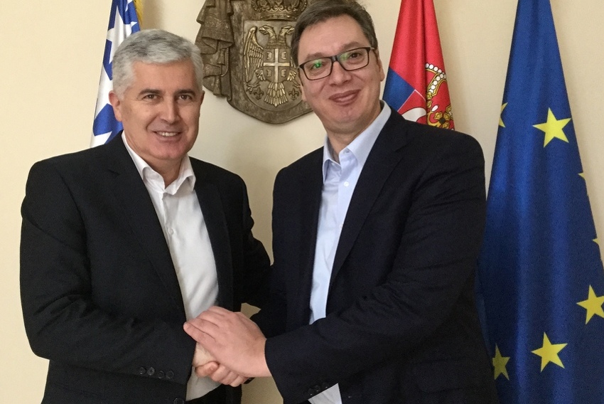 Dragan Čović i Aleksandar Vučić