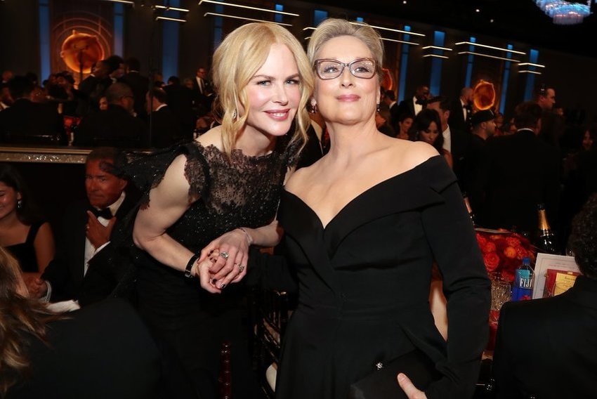 Nicole Kidman i Meryl Streep (Foto: Christopher Polk/NBC)