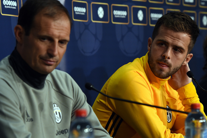 Allegri i Pjanić (Foto: AFP)