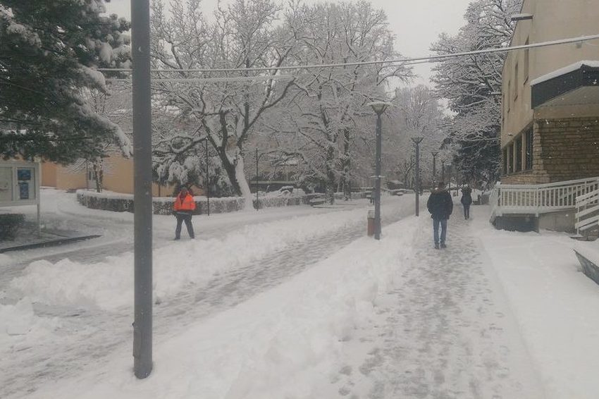 Snijeg u Livnu (Foto: Radio Livno)