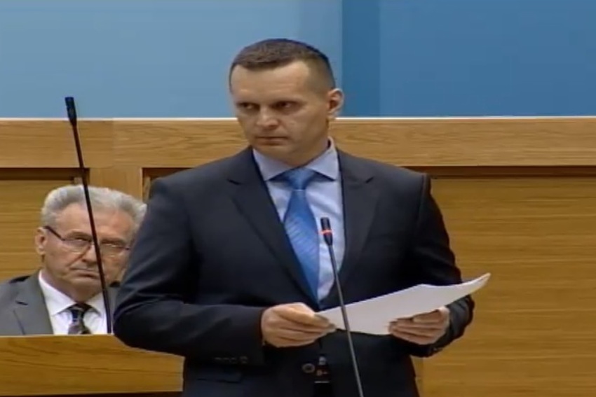Dragan Lukač na sjednici Narodne skupštine Republike Srpske