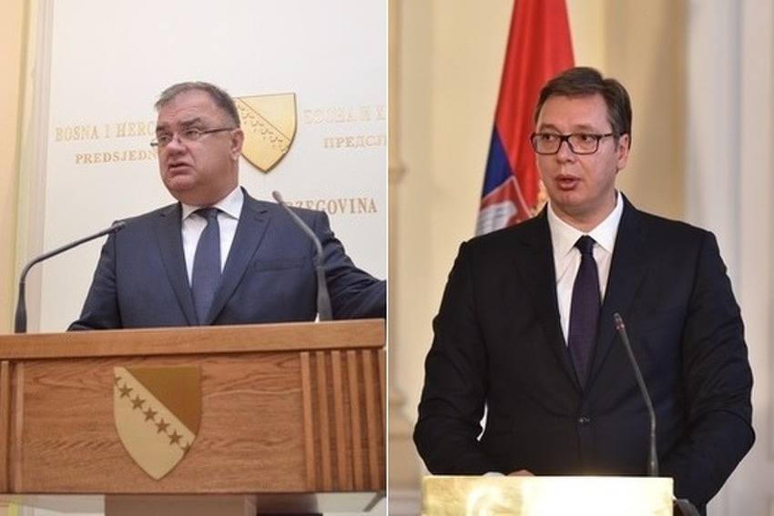 Ivanić i Vučić (Foto: Arhiv/Klix.ba)